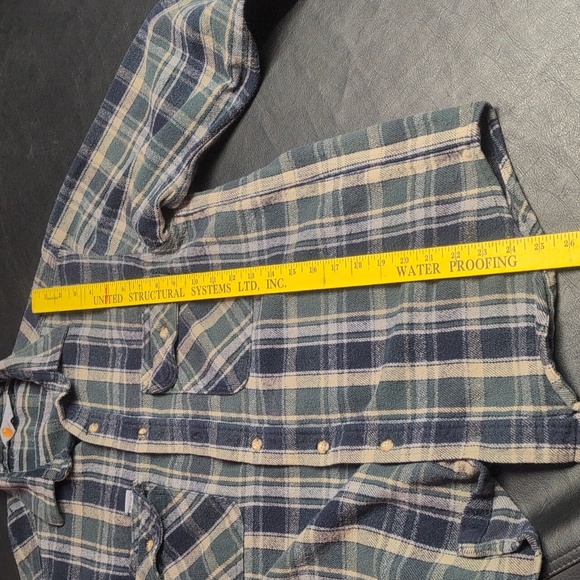 VINTAGE Carhartt Heavy Weight Flannel - Picture 6 of 7